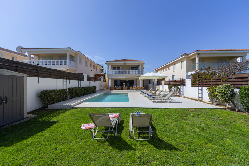You and Your Family will Love this 5 Star Beachfront Villa, Protaras Villa 1536