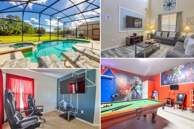 Luxury Florida Villa with Fantastic Private Pool on Watersong Resort, Florida Villa 6203, Davenport, United States