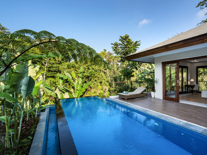 Pala Ubud - Villa Seraya B - Modern tropical riverside villa