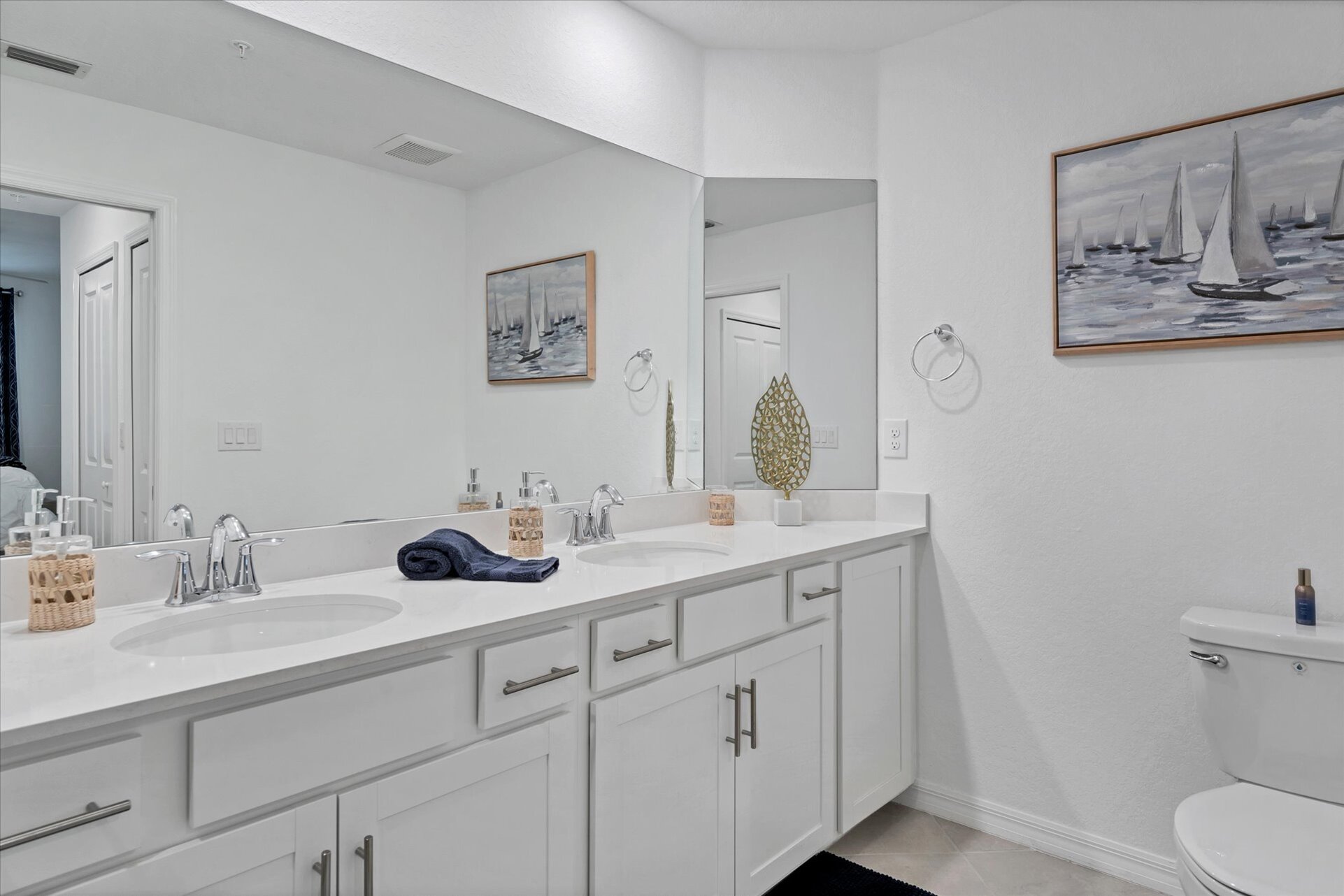Ensuite includes walk-in shower and double vanities