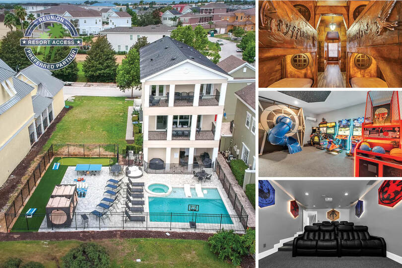 Stunning 8 Bedroom Villa in Orlando Oasis,6513, Kissimmee, United States