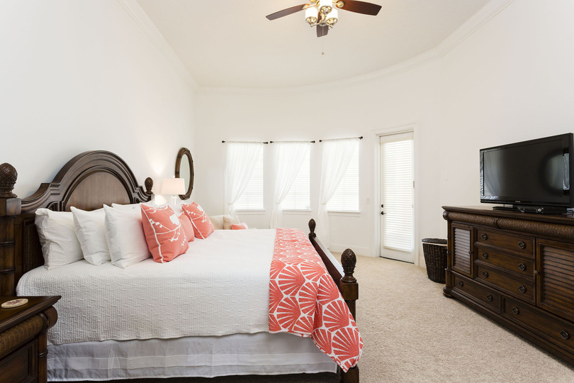 Unwind in your spacious bedroom complete with your own flat screen TV