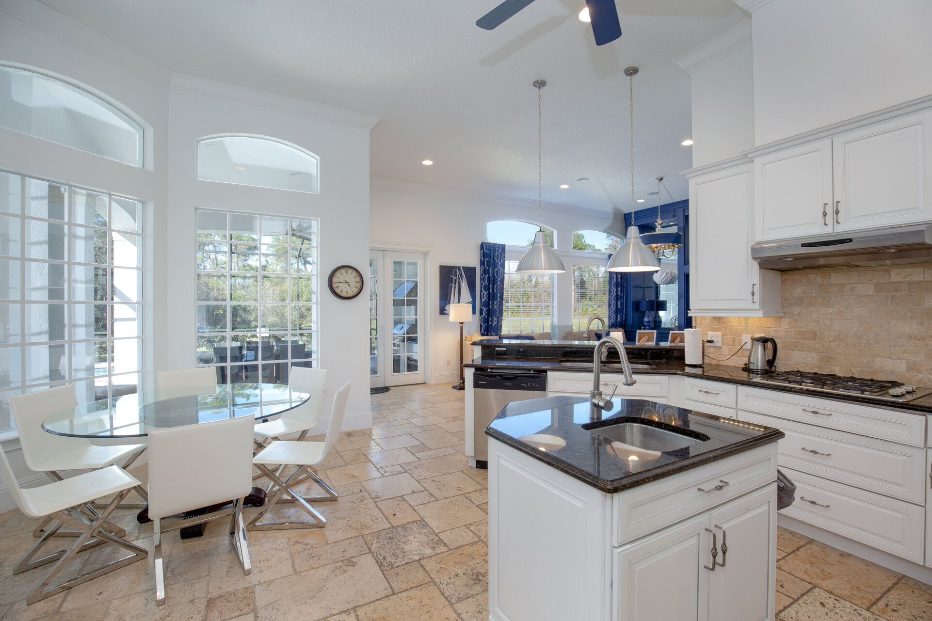 The open area concept makes this area a great family gathering space