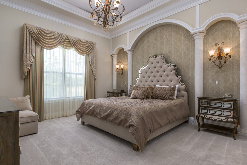 Travel to the Venice Suite in this ground floor master with a king bed