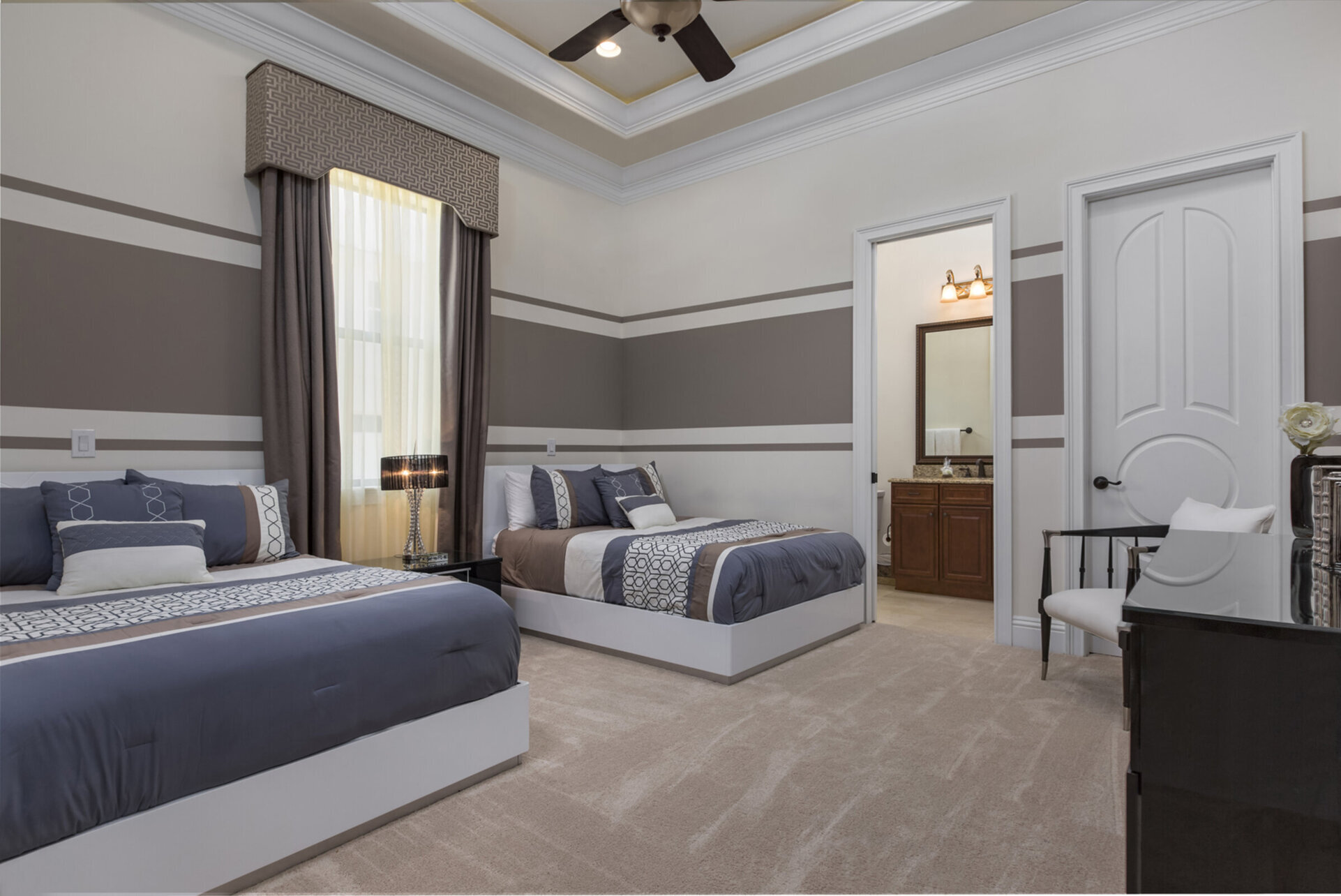 Your next stop on the first floor is to the New York Suite with two full beds