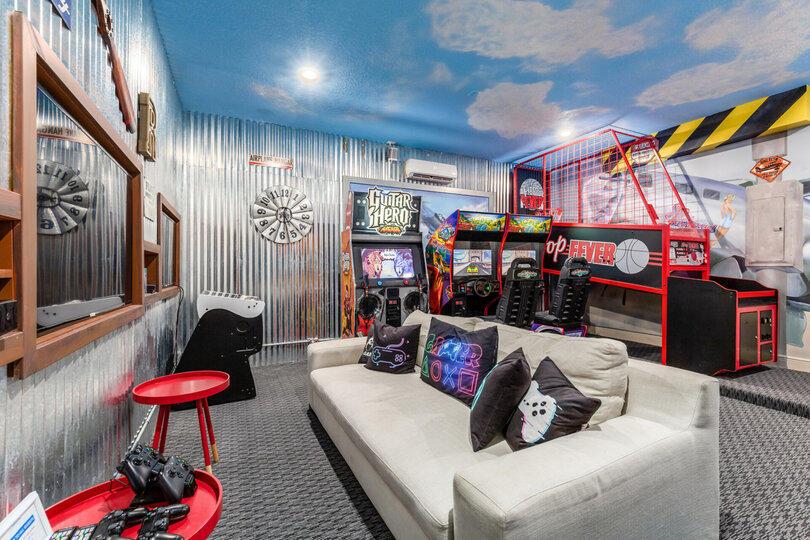 Channel your sporty side with the basketball arcade