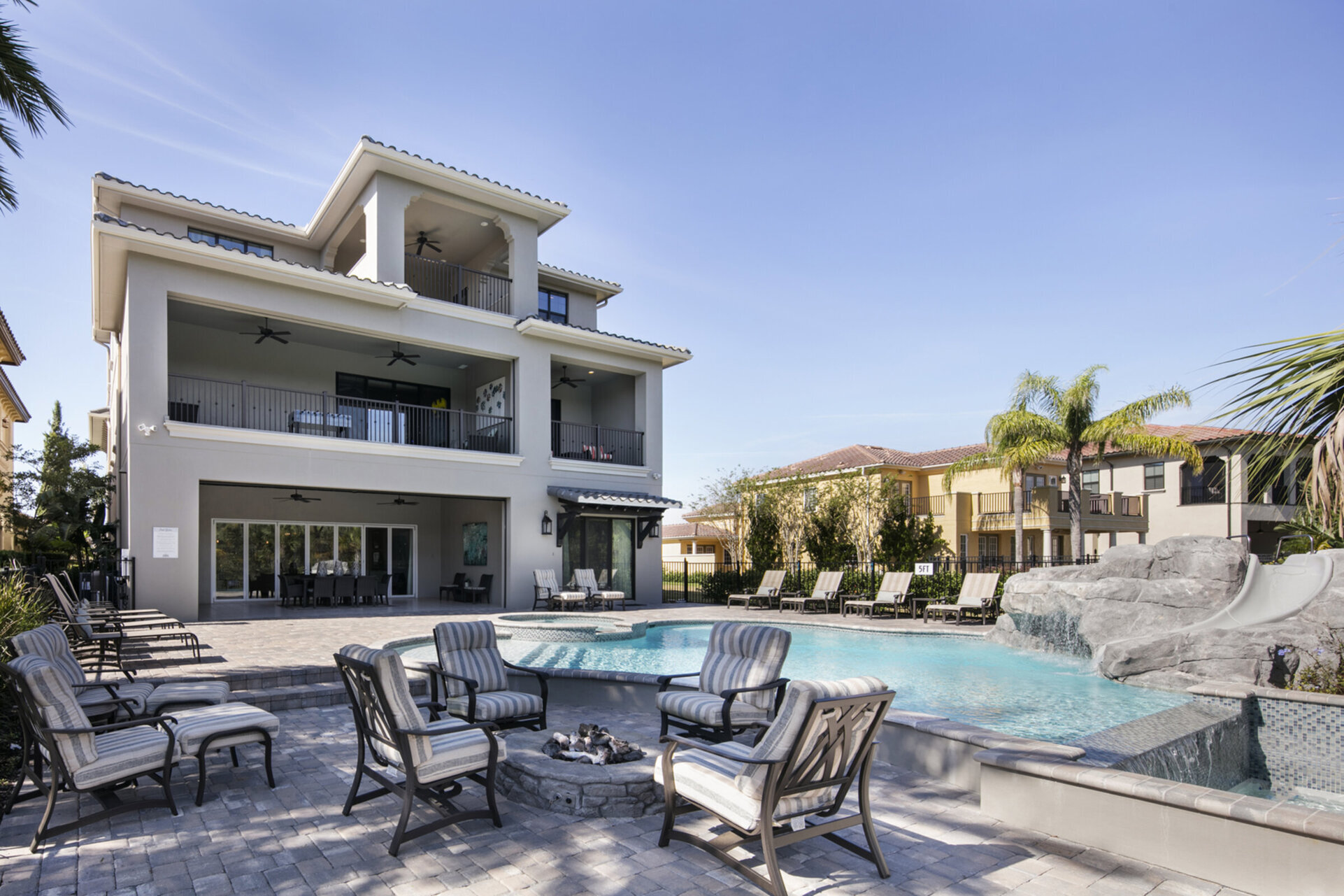 Disclaimer: Firepit(s) not allowed for guest use, homeowner use only. Pool slide is currently out of order.