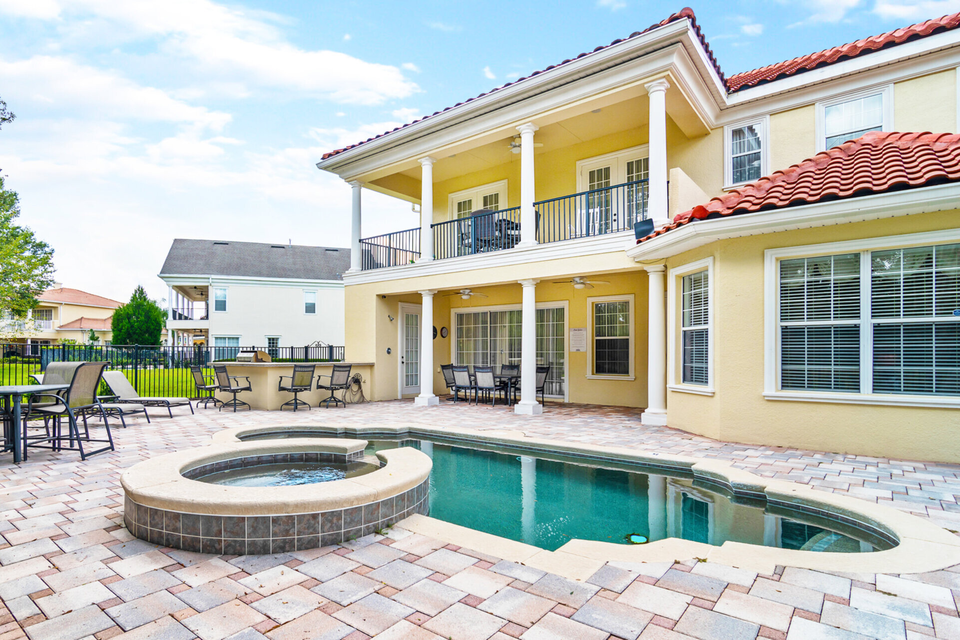 Relax by the pool and enjoy the beautiful views