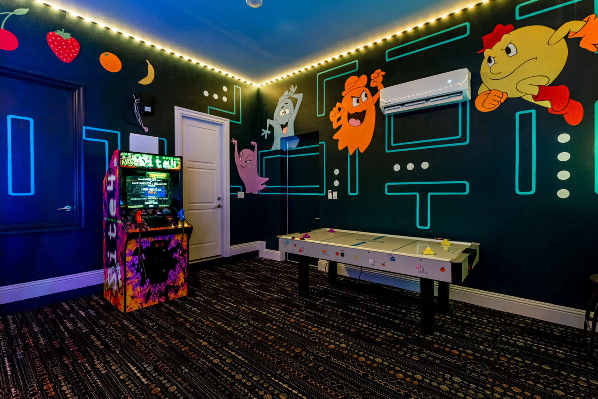 Verse your friends in air hockey