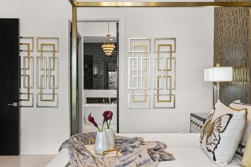 The second ground floor Grand Master Suite has an ensuite bathroom
