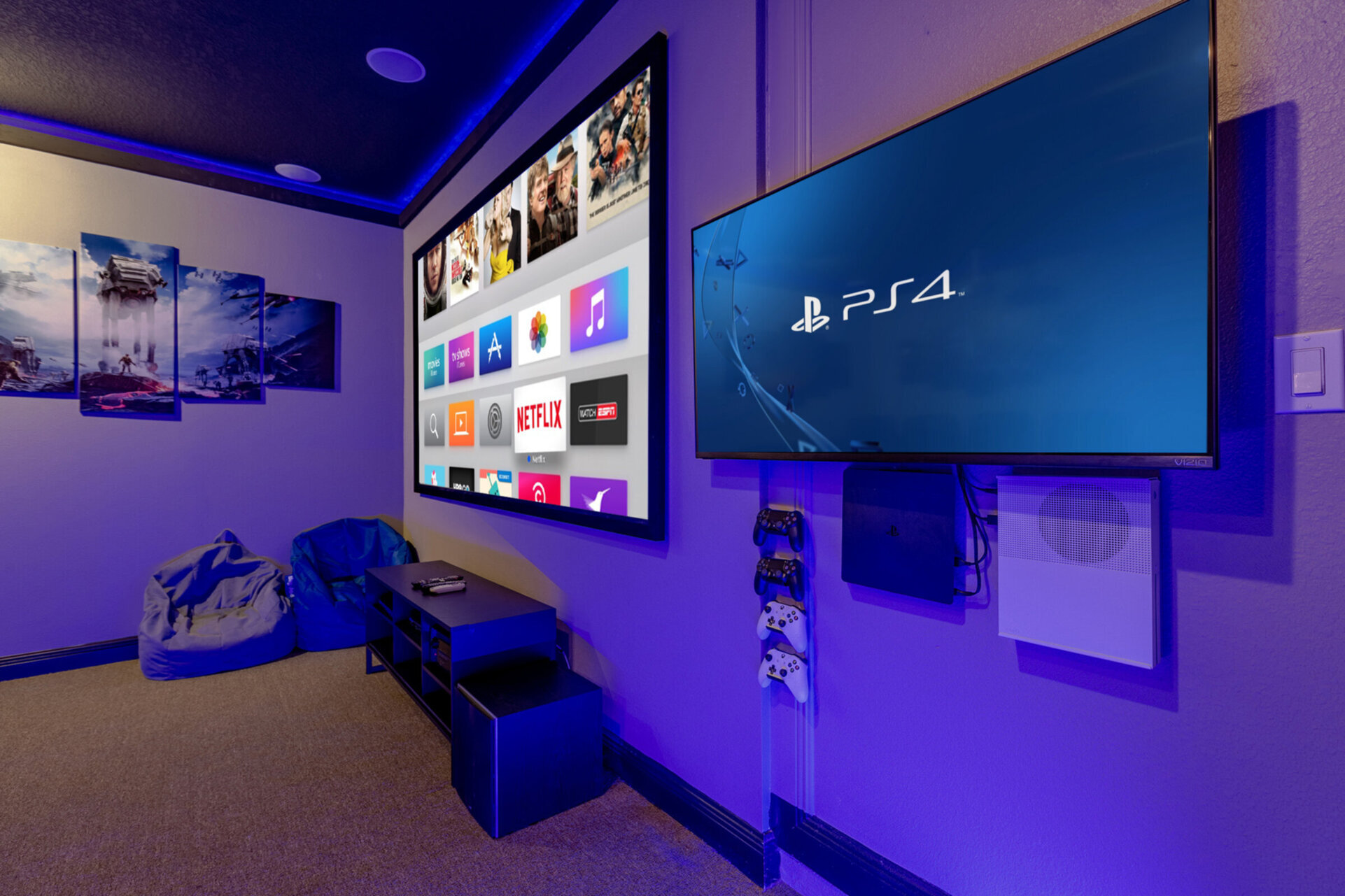 Log-in to your favorite games to play on the PS4 and or Xbox One