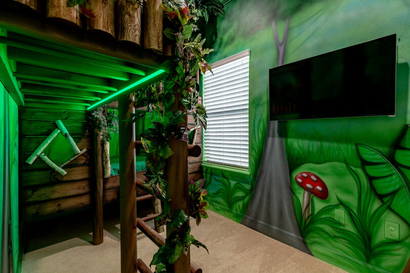 A SMART TV for after-theme park enjoyment