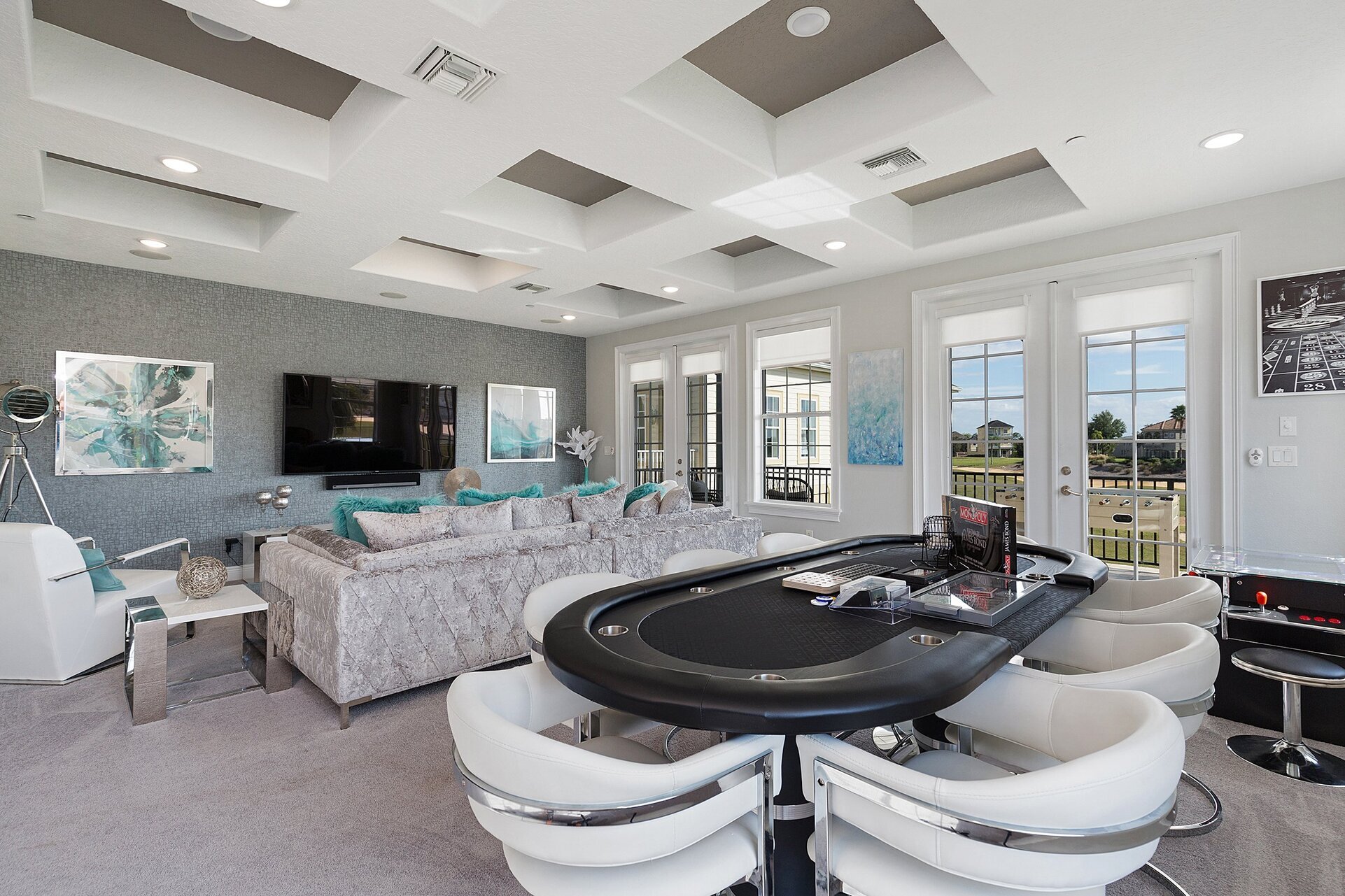 The open concept floor plan is perfect for quality family time