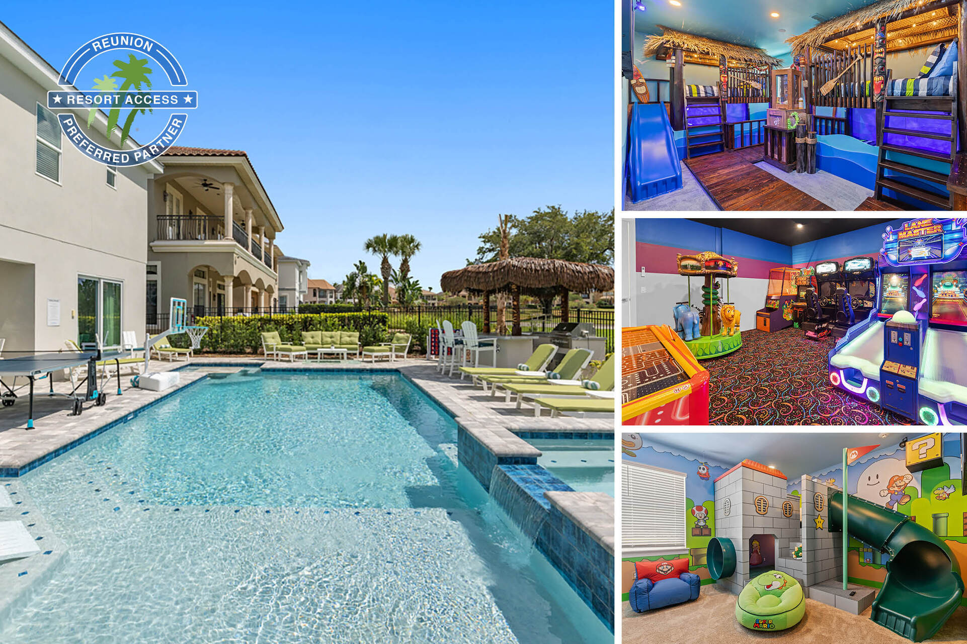 Tranquil Oasis at Reunion is a 6,451 sq. ft., newly constructed villa offering lavish golf course views and coastal custom-built designs! | Photos taken: May 2023