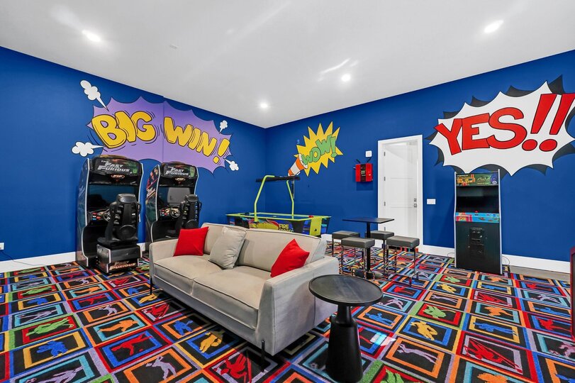 Step into the ultimate entertainment haven with our luxurious game room, where every challenge becomes a memory.
