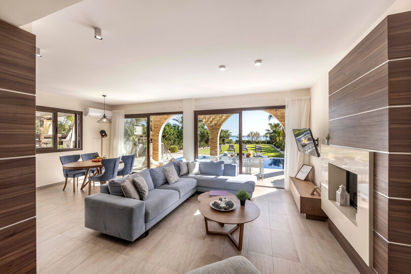 5 Star Villa Ayia Napa Ionion Seafront - Luxury Beachfront Escape