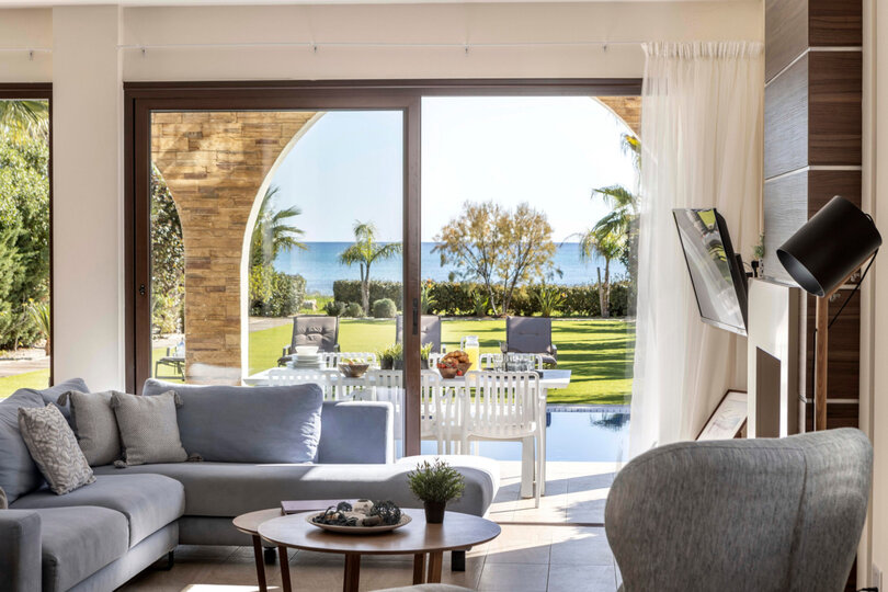 5 Star Villa Ayia Napa Ionion Seafront - Luxury Beachfront Escape