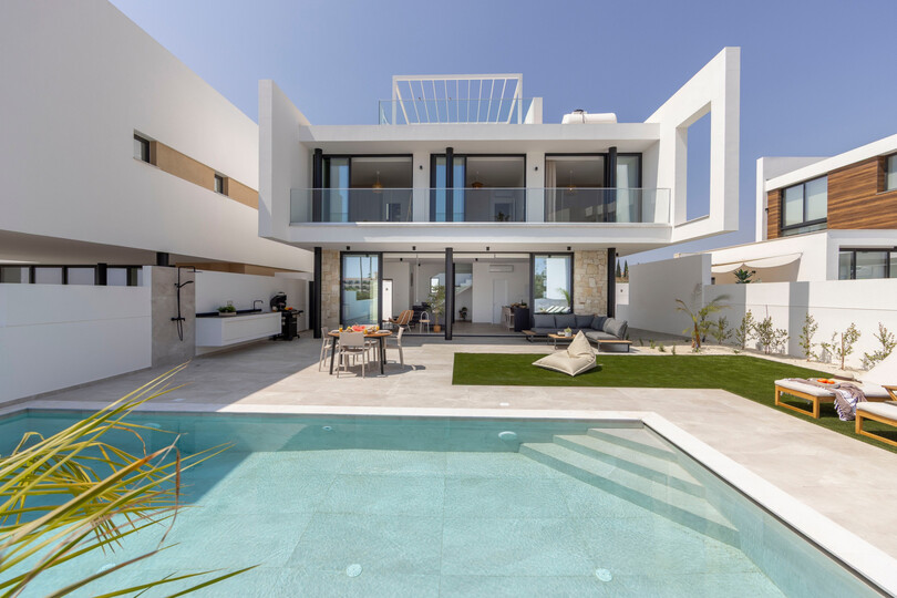 5 Star Villa Protaras Aqua Pearl - Luxury Heated Pool Retreat