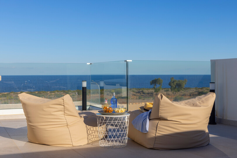 5 Star Villa Periyiali Seaside Haven - Cliffside Coastal Retreat