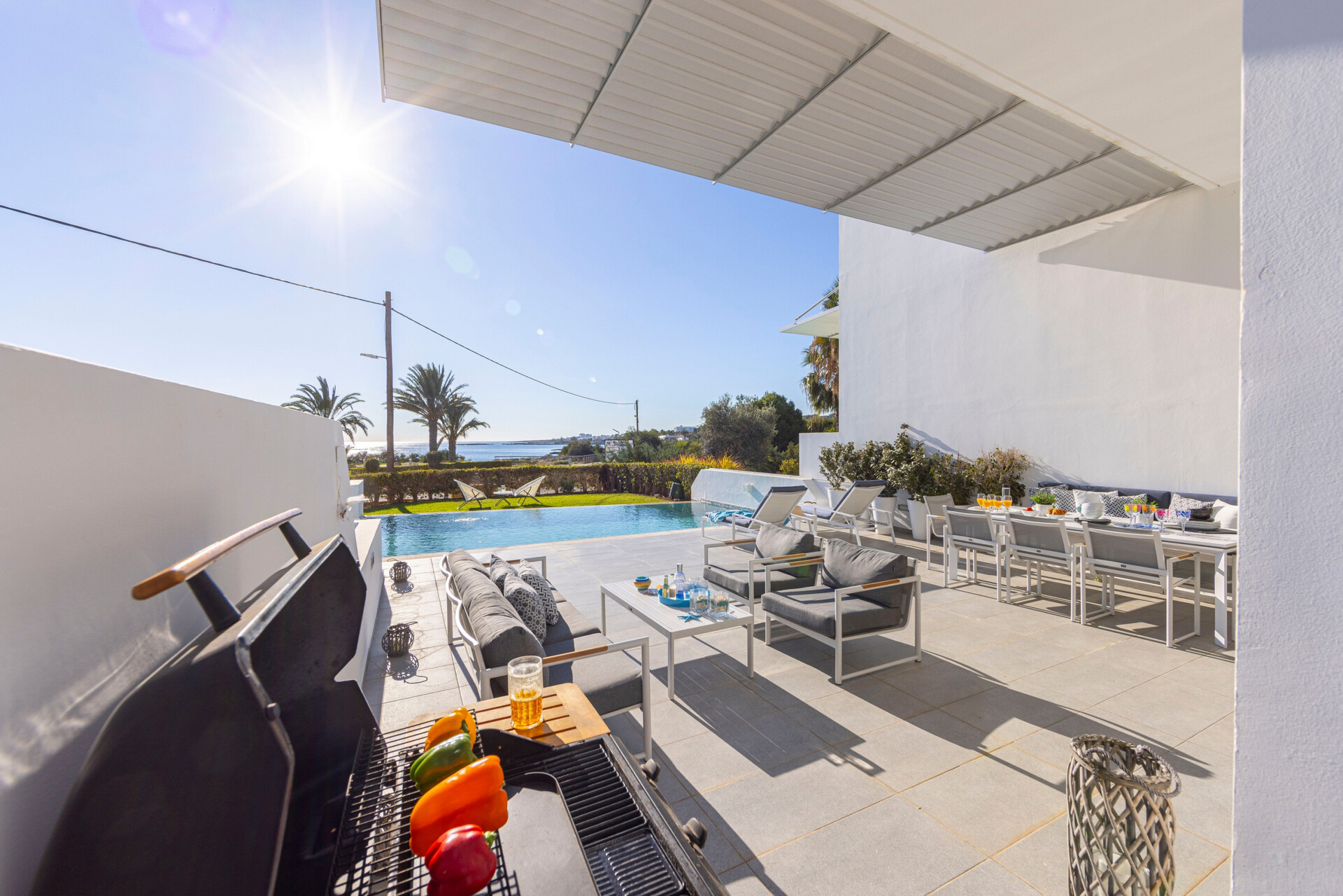 5 Star Villa Elaia Seafront - Panoramic Coastal Escape