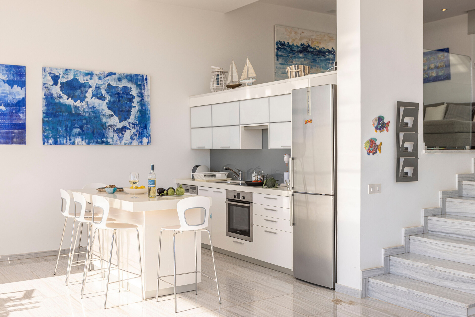 5 Star Villa Elaia Seafront - Panoramic Coastal Escape