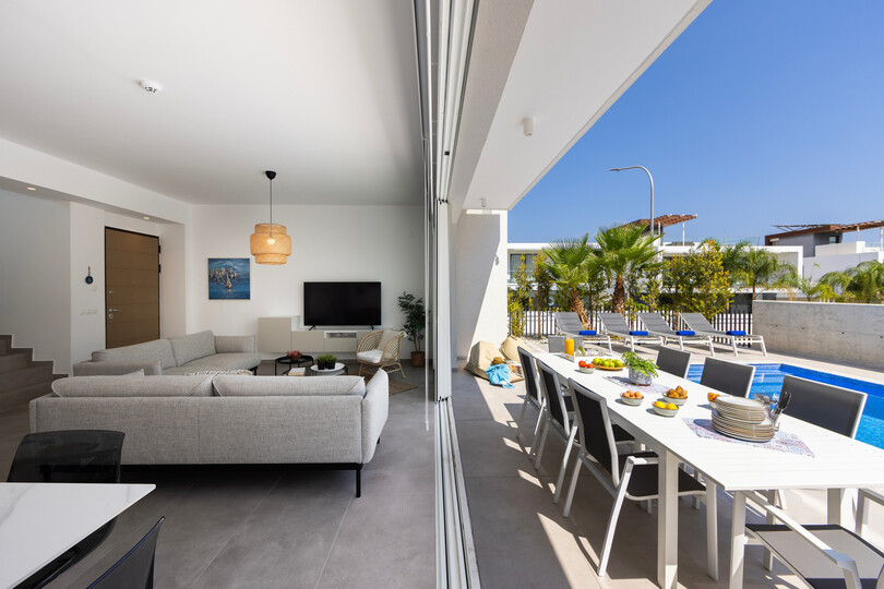5 Star Villa Protaras Bay View Villa - Panoramic Sea View Retreat.