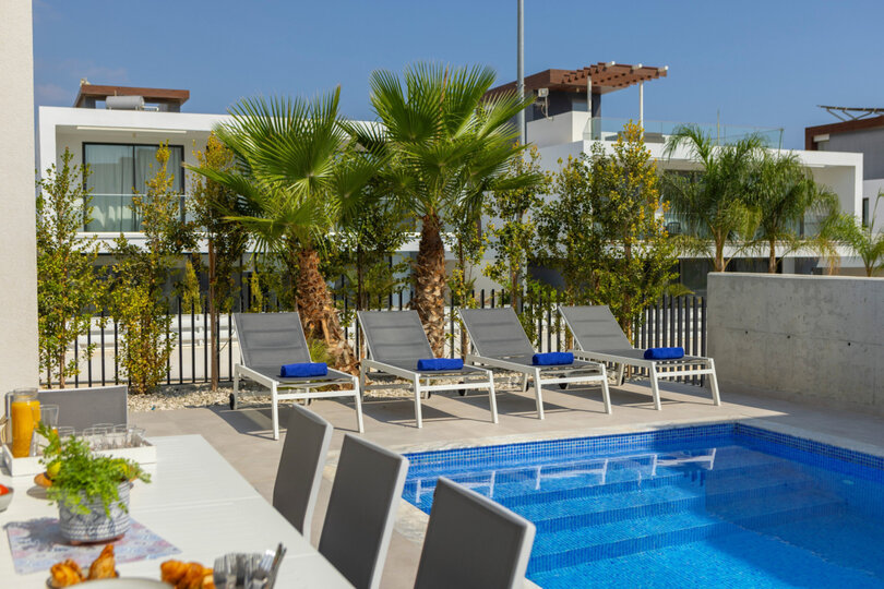 5 Star Villa Protaras Bay View Villa - Panoramic Sea View Retreat.