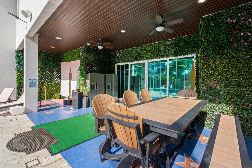 Patio/Dining Area (outside refrigerators have been removed)