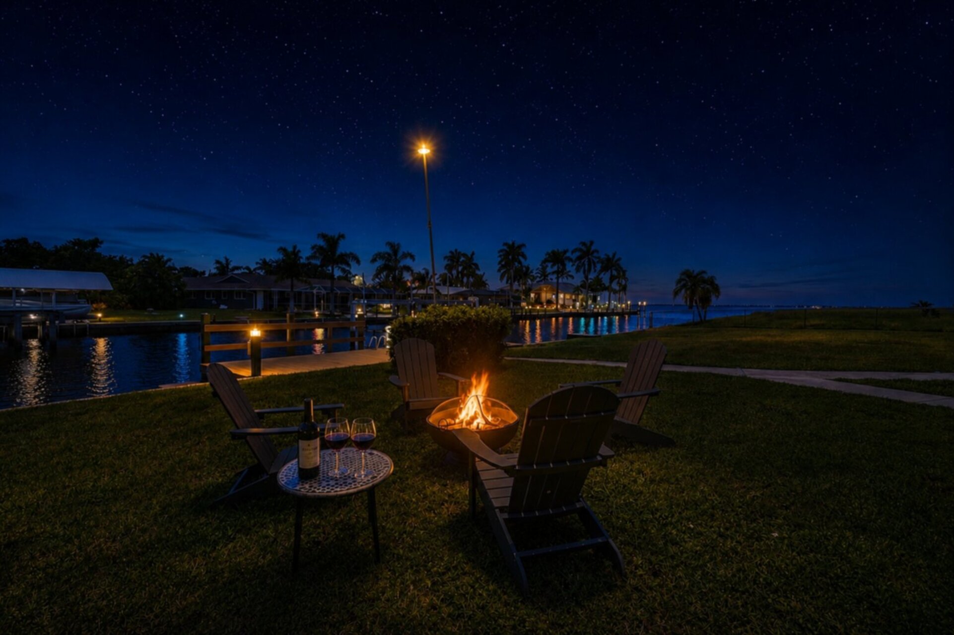 Fire pit area