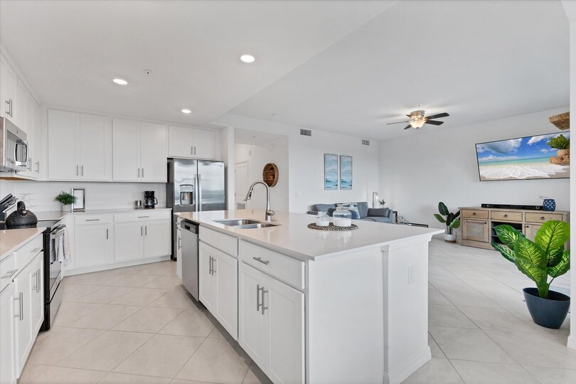 Bright, open living space