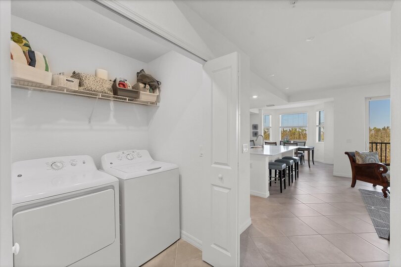 Full-size washer & dryer