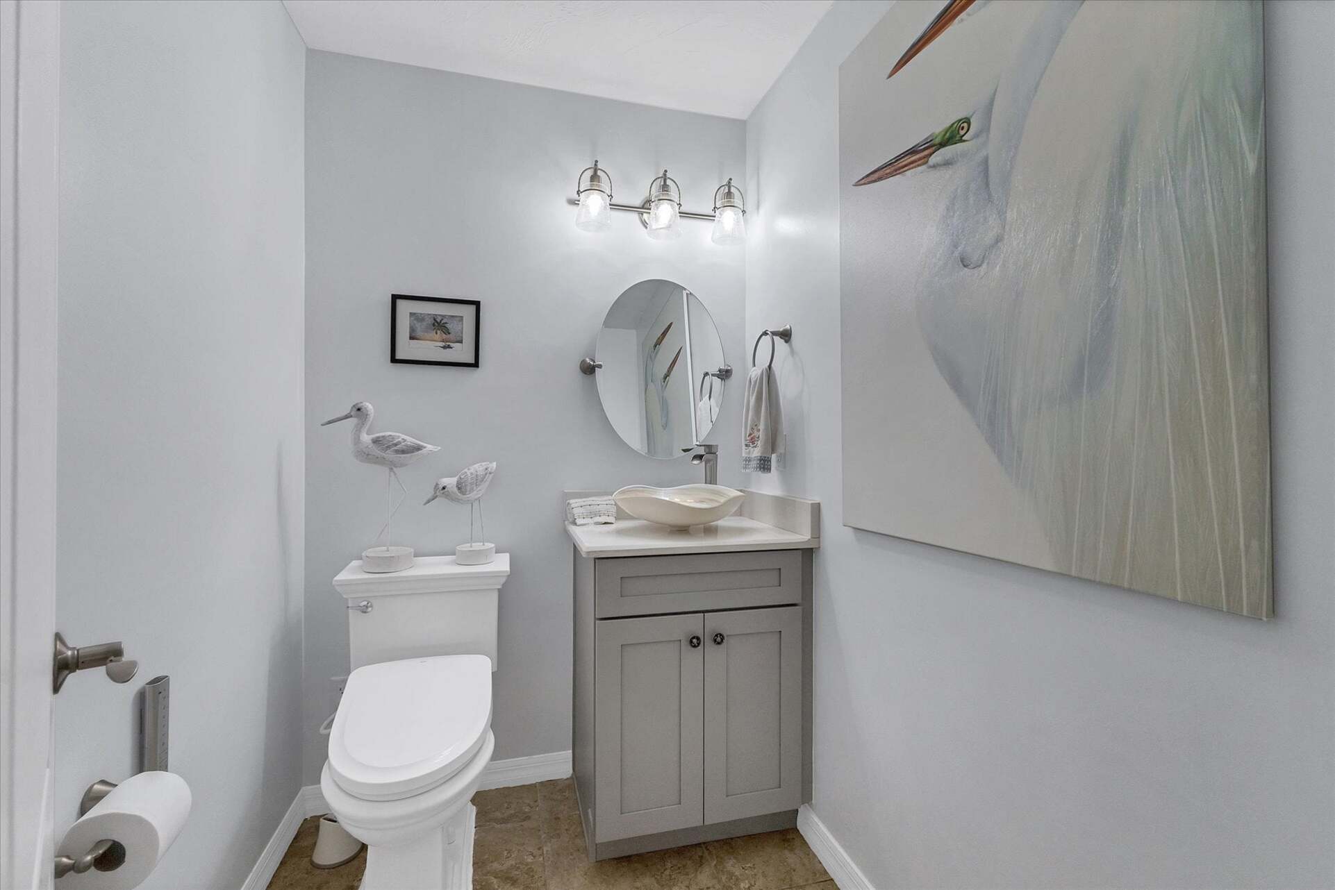 Downstairs Half bathroom